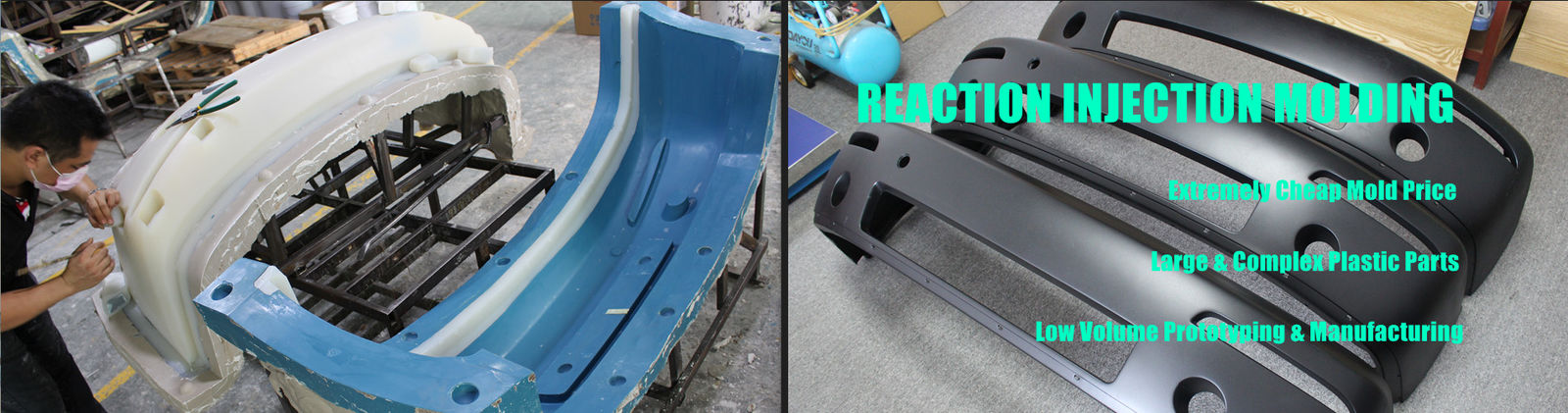 Reaktions-Spritzen-Teile