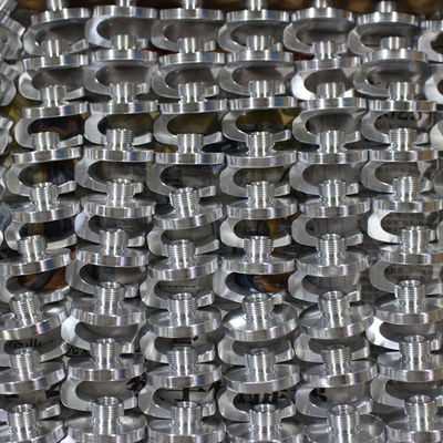 Anodisierende silberne maschinell bearbeitete Komponenten CNC Präzision, Aluminiumdrehteile ODM