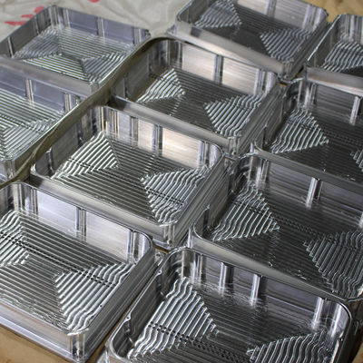 0.01mm Toleranz CNC-Prägealuminiumteile mit dem Sandstrahlen des Anodisierungsnatur-Oberflächenendes