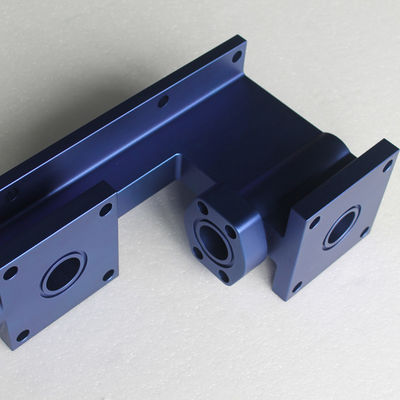 Dunkelblaue hohe Präzisionsbearbeitungs-Komponenten, CNC-Aluminiumprototyp Soem-ODM