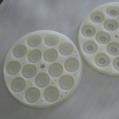 Kundengebundene mechanische Plastik-pp. Teile CNC, die Oberflächenende sandstrahlend versanden