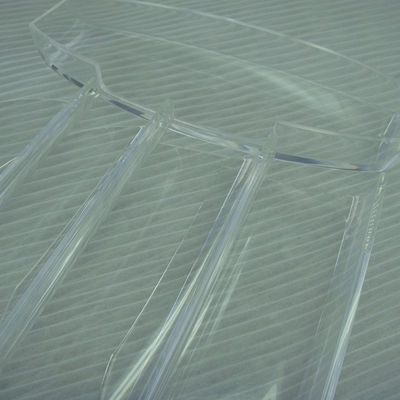 Transparente CNC-Präzision bearbeitete Teile, Acryl-schnelles Soem Erstausführung PMMA maschinell